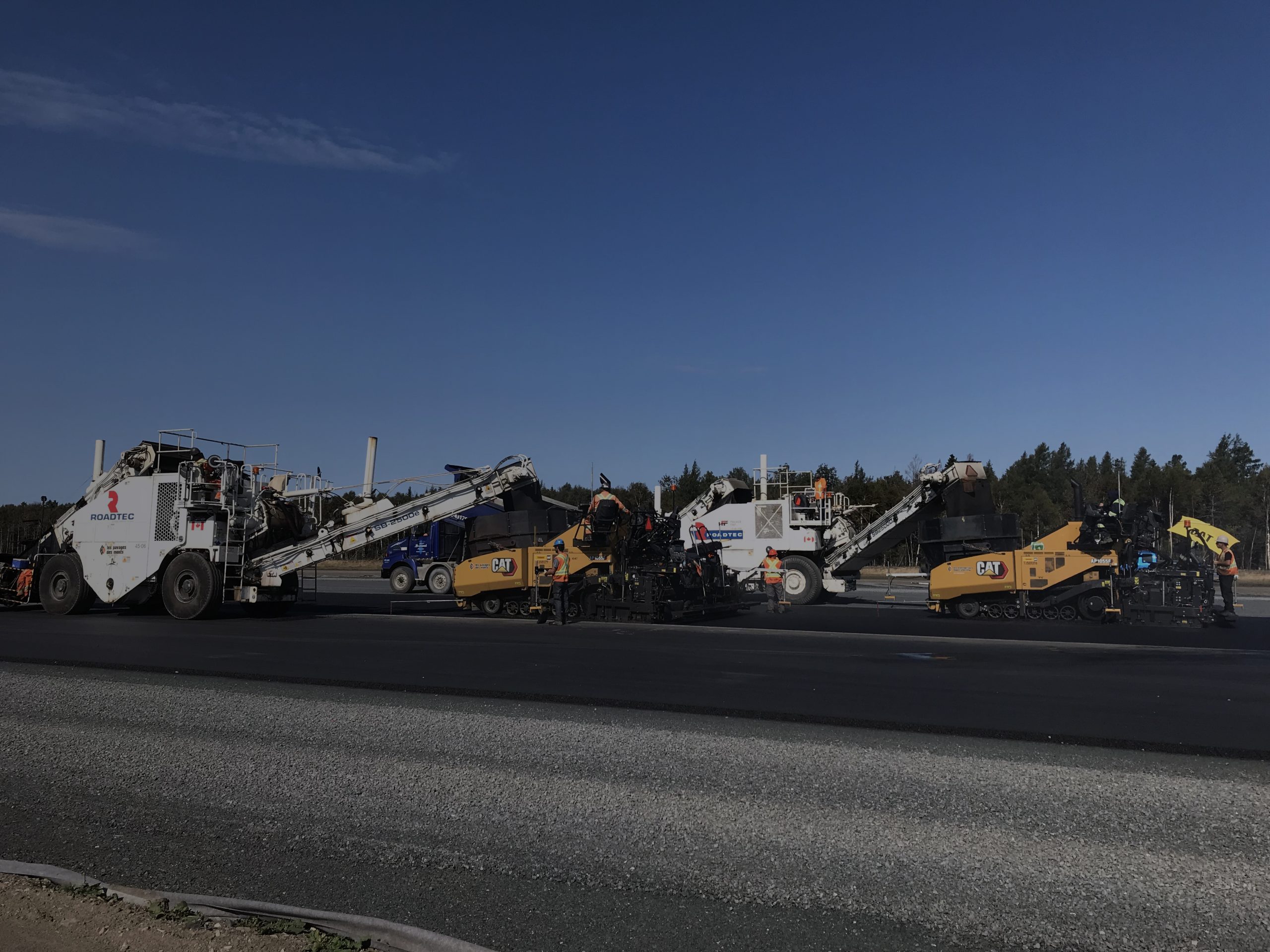 Chantier de l’aéroport de Matane