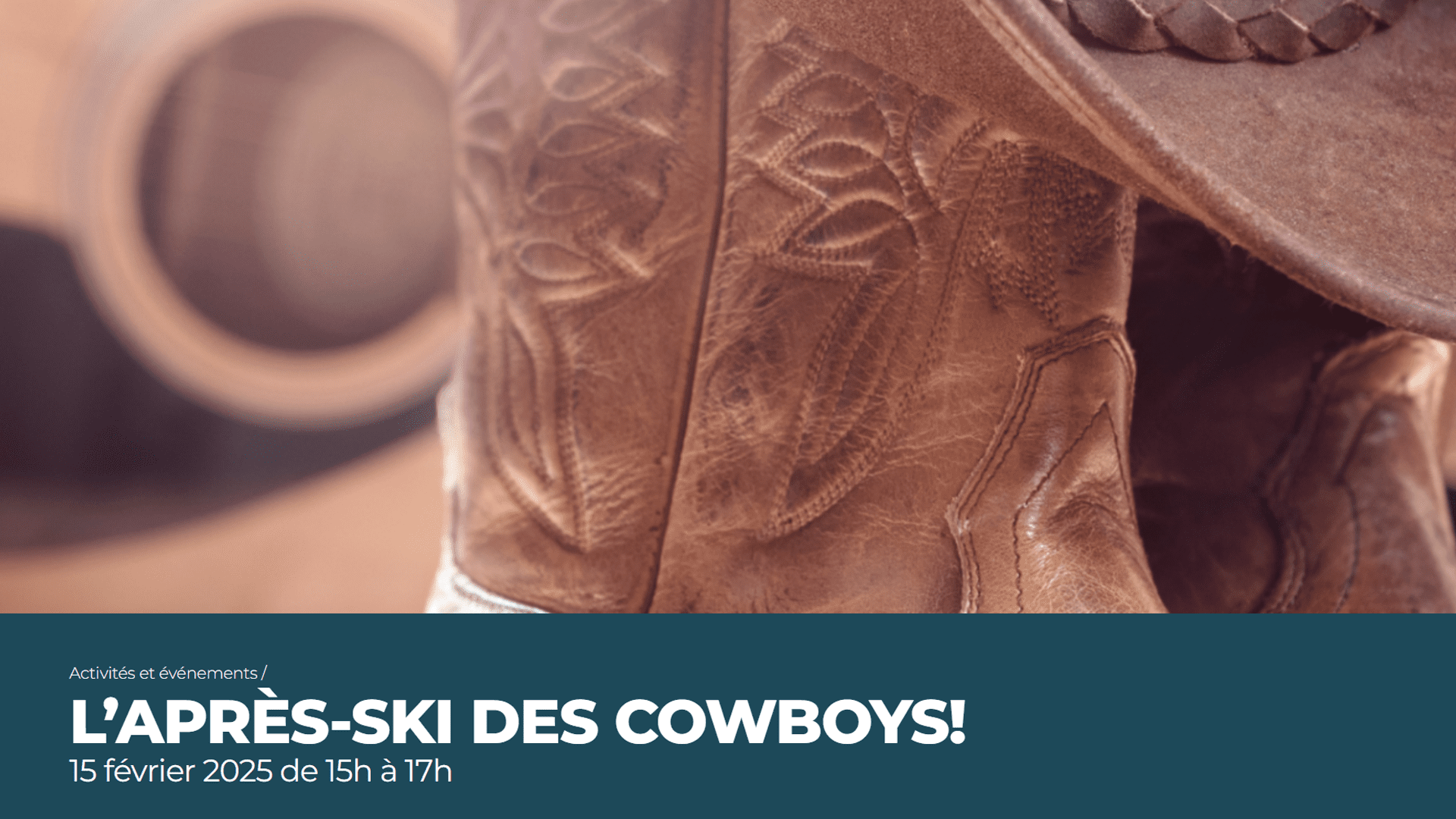 L'après-ski des cowboys!