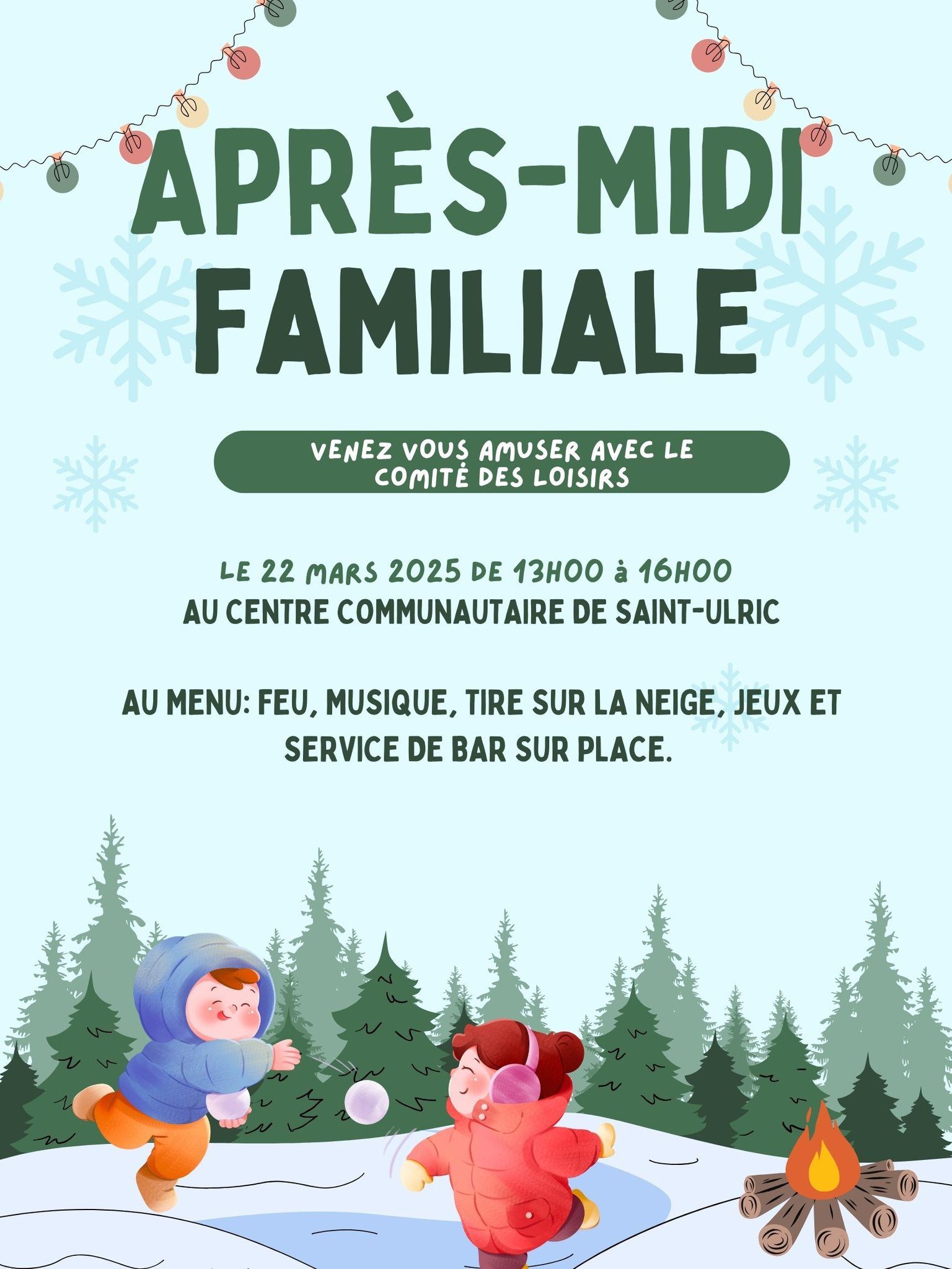 Après-midi familiale