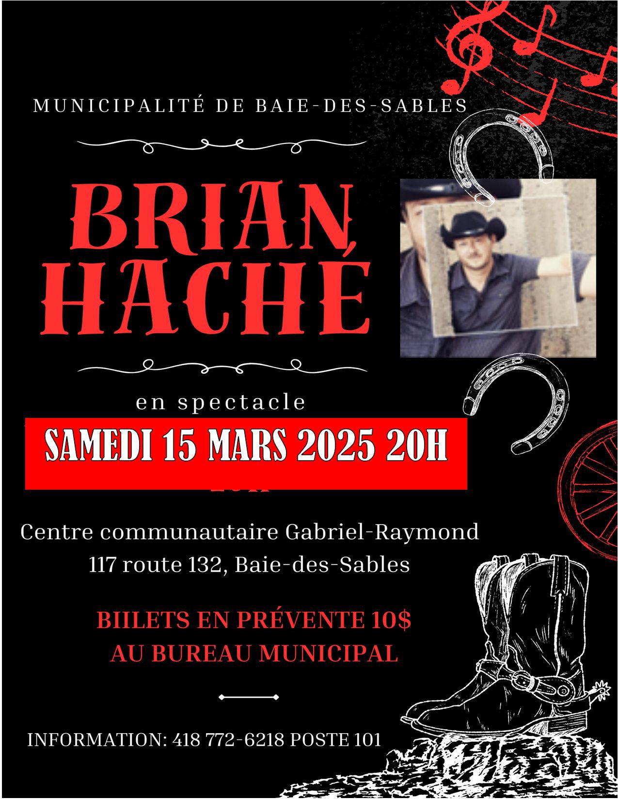 Brian Haché en spectacle