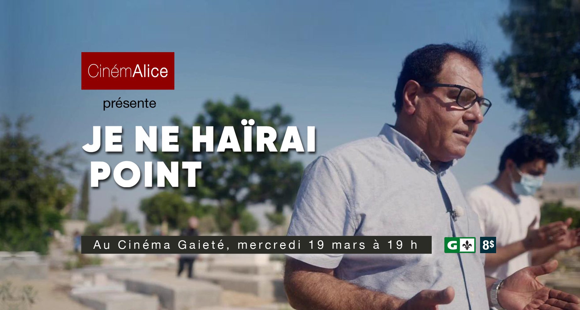 Projection CinémAlice : Je ne haïrai point de Tal Barda